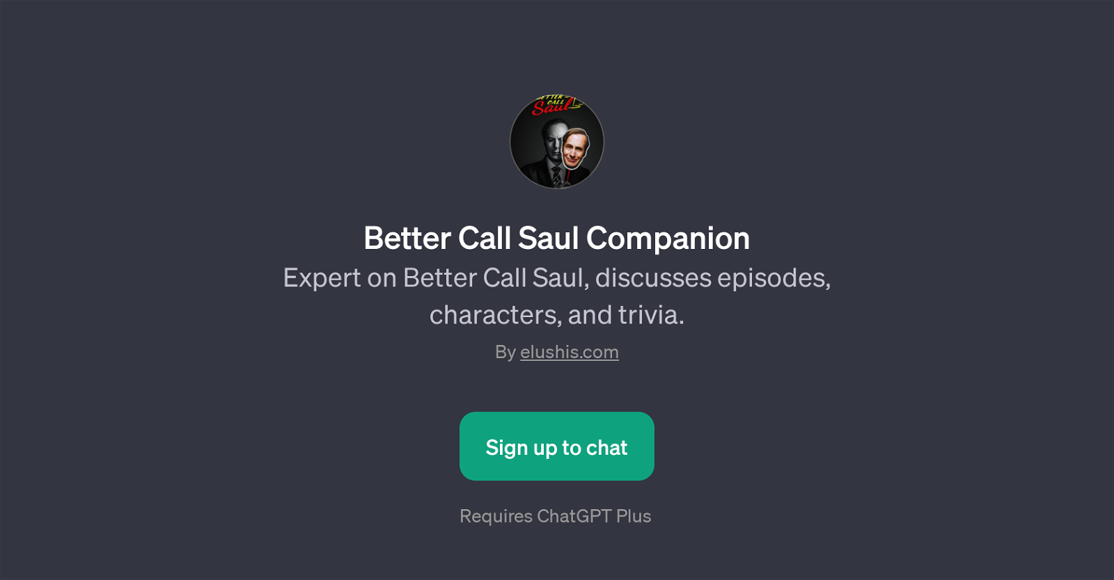 Better Call Saul Companion website