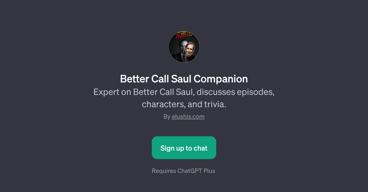 Better Call Saul Companion website