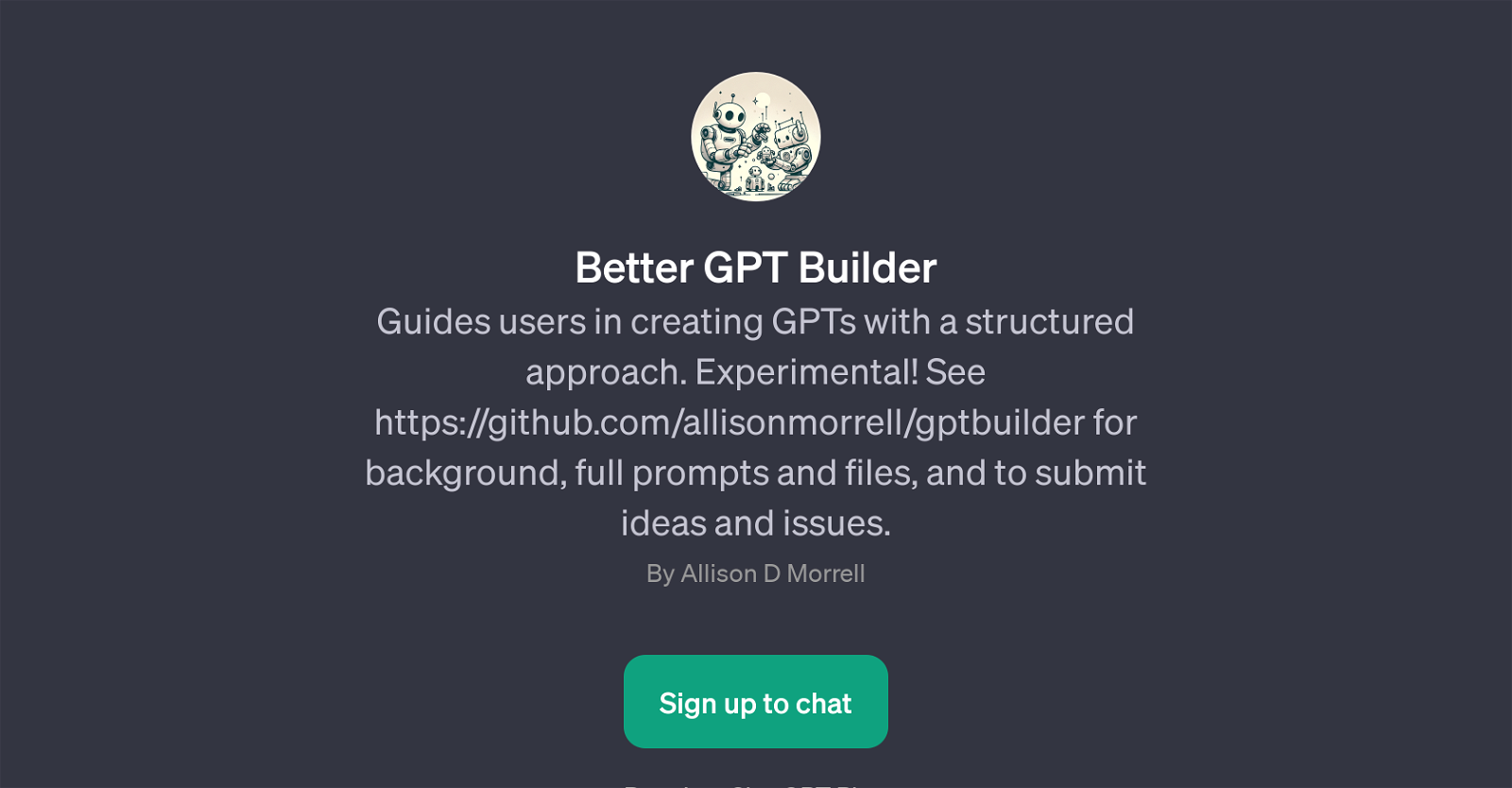 Better GPT Builder website