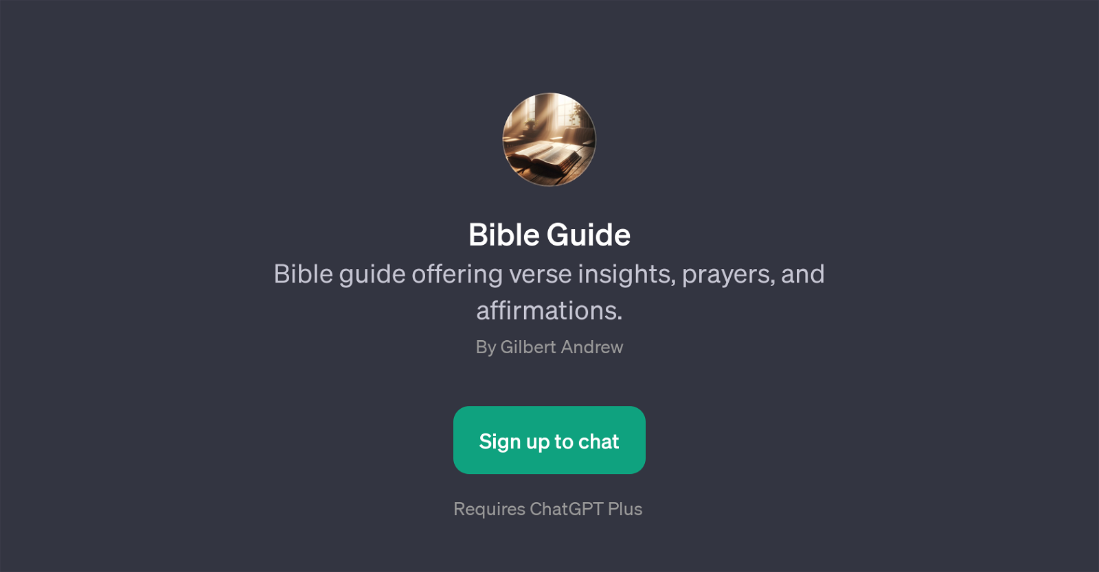 Bible Guide website