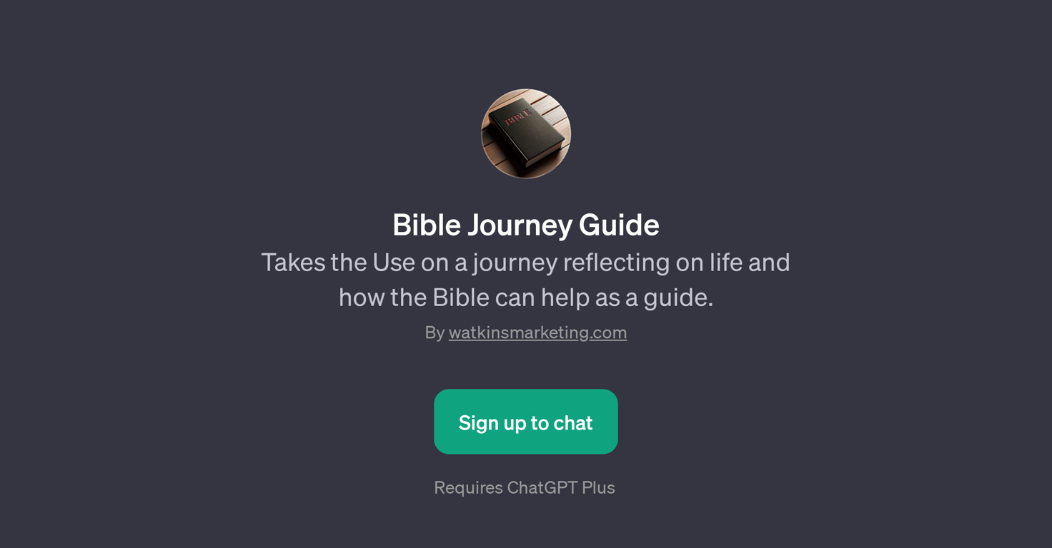 Bible Journey Guide website