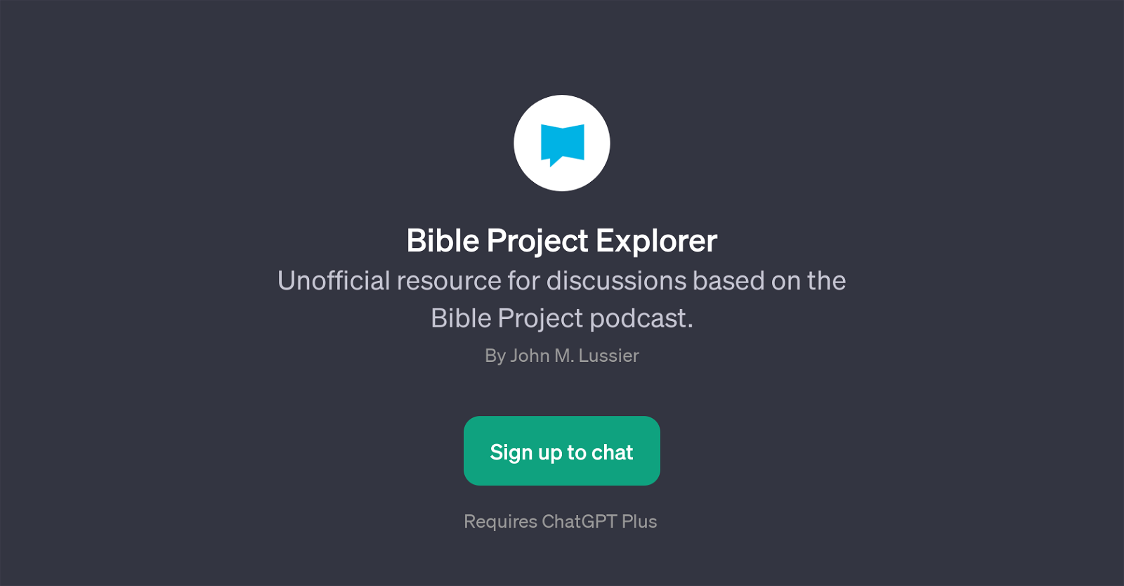 Bible Project Explorer website