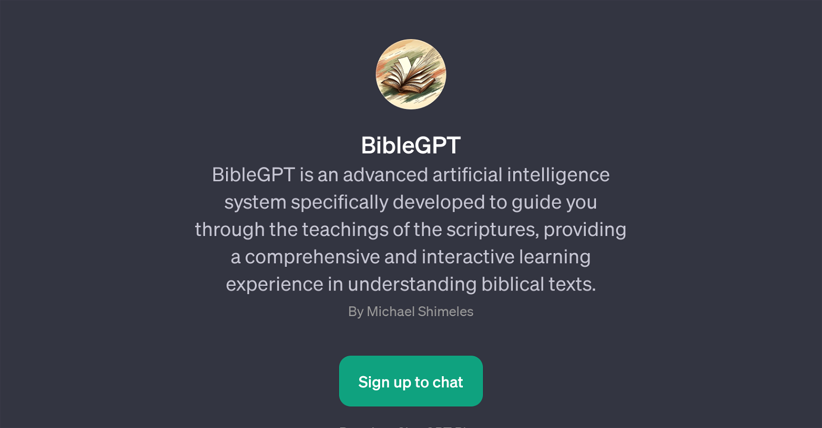BibleGPT website