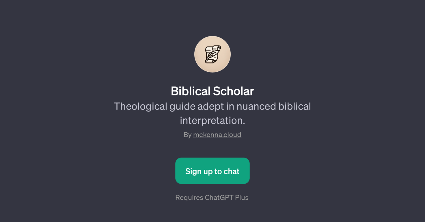 Biblical Scholar website