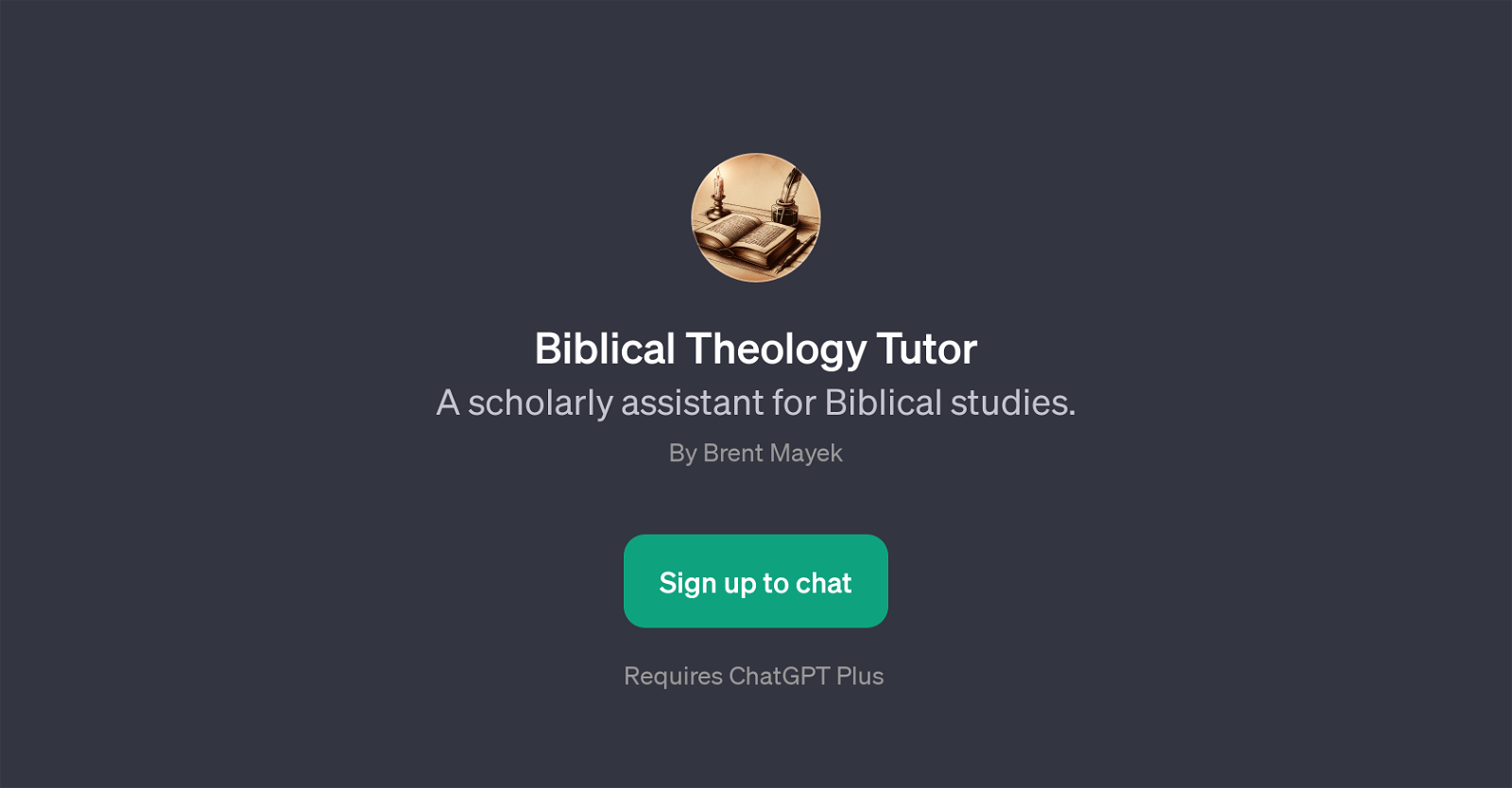 Biblical Theology Tutor website