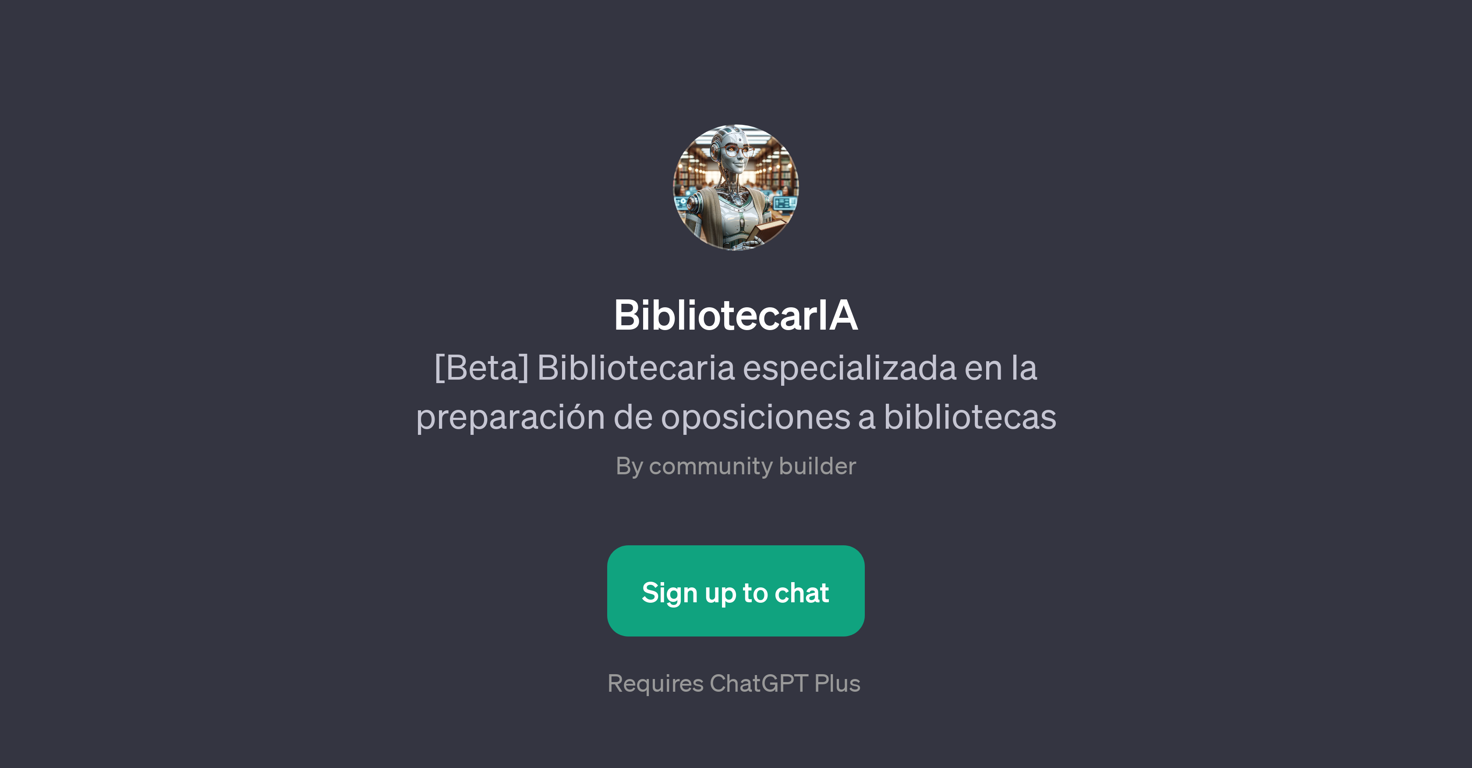 BibliotecarIA website