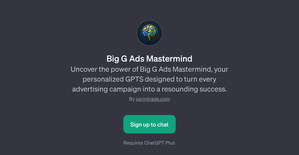 Big G Ads Mastermind website