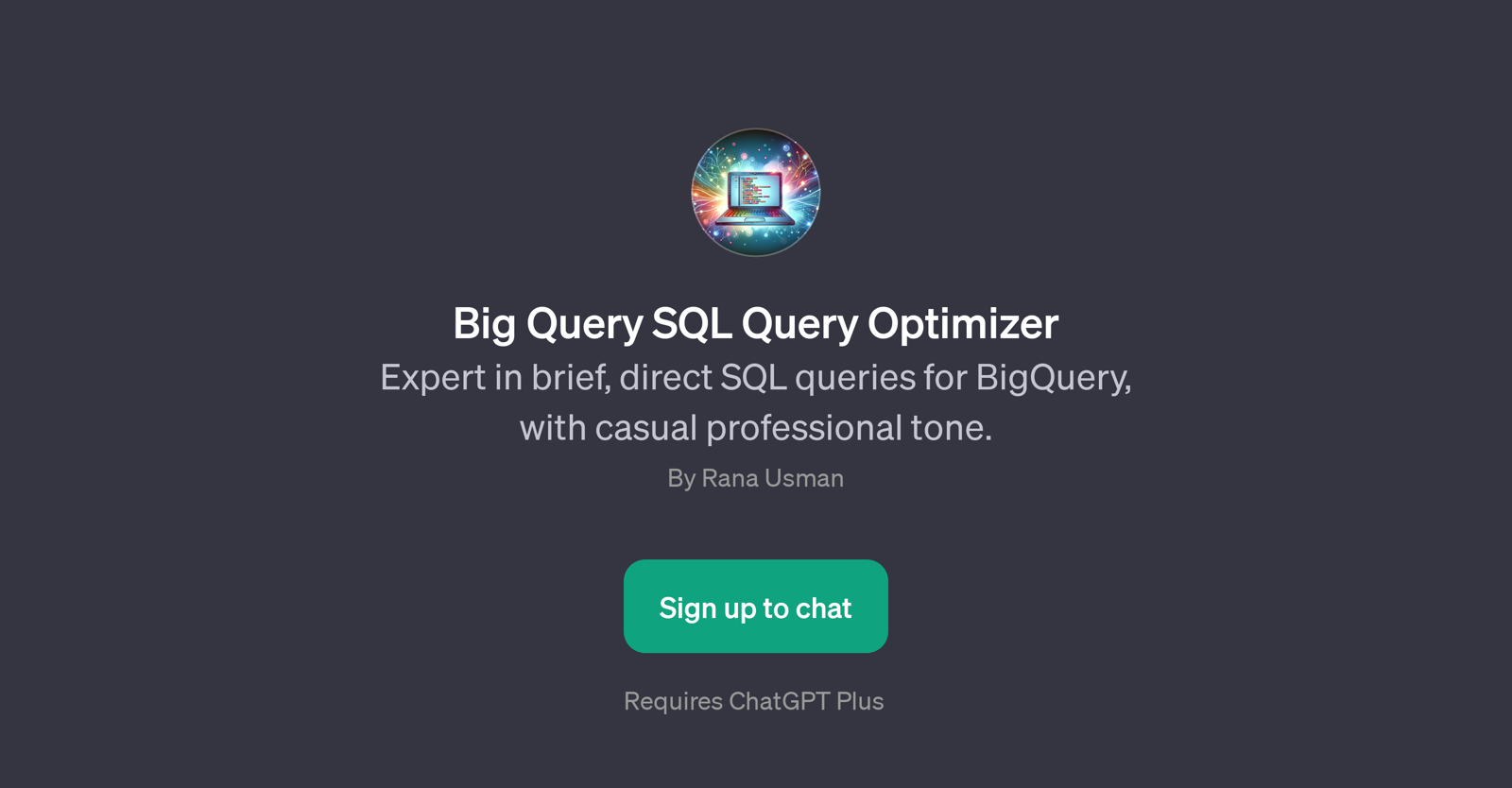 Big Query SQL Query Optimizer website