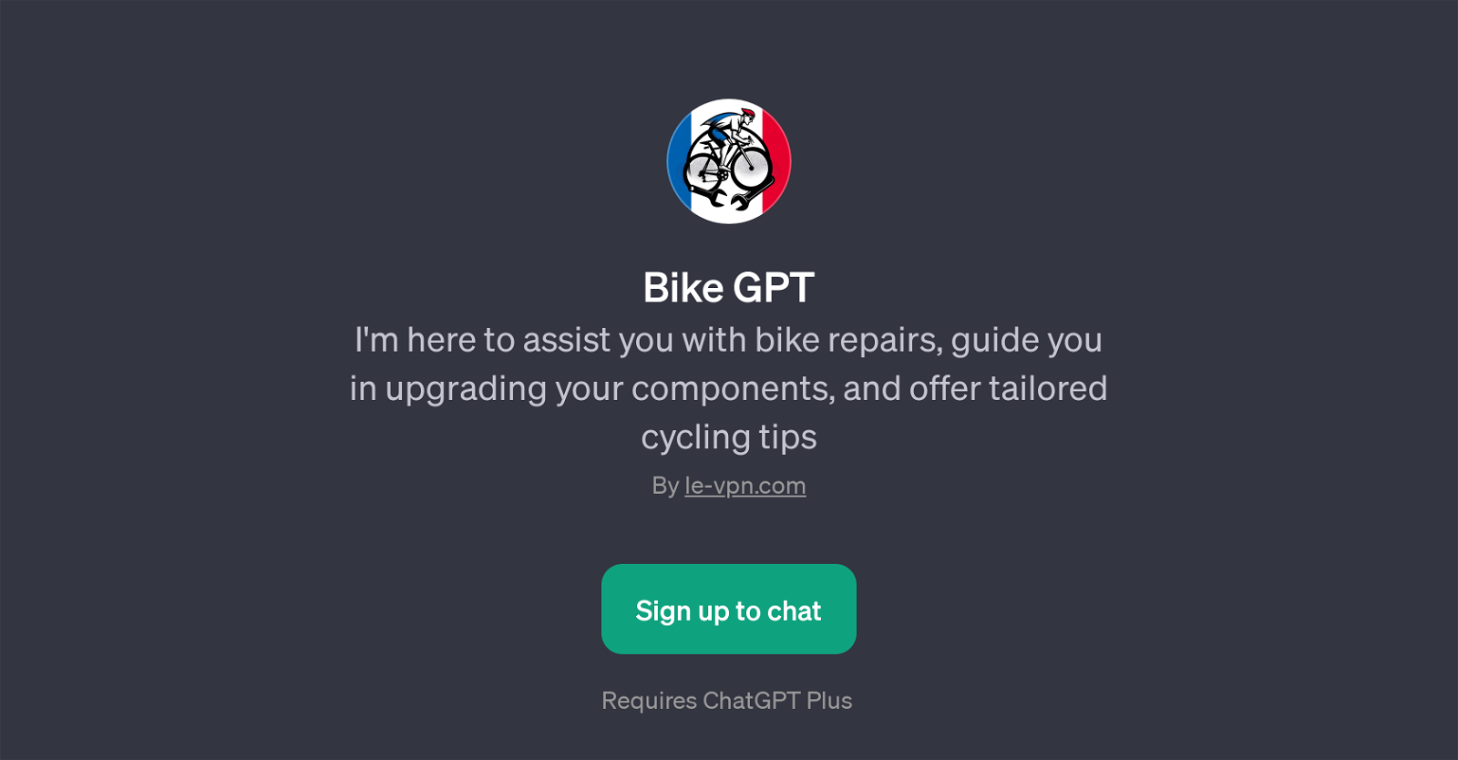 Bike GPT website