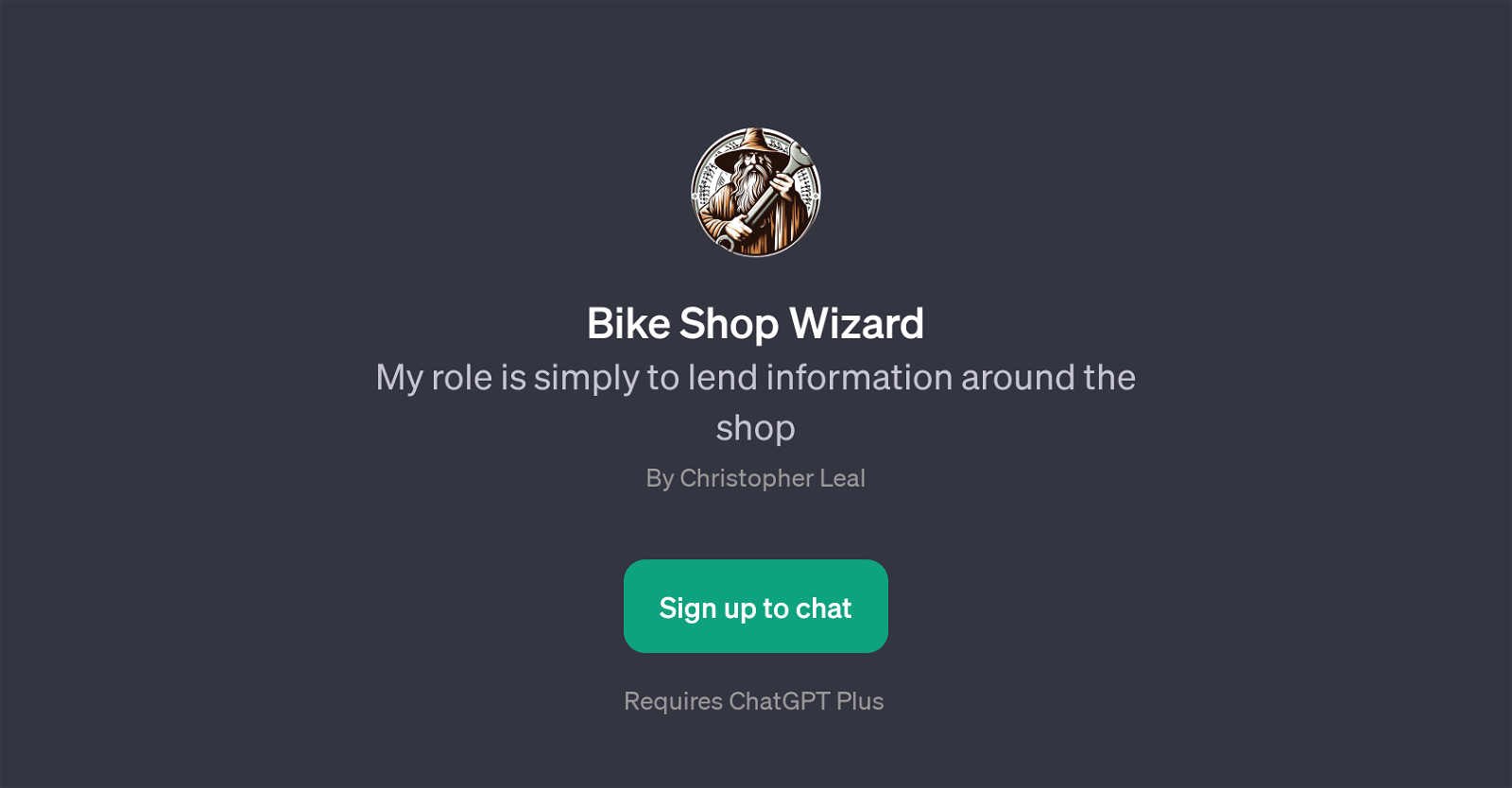 Bike Shop Wizard website