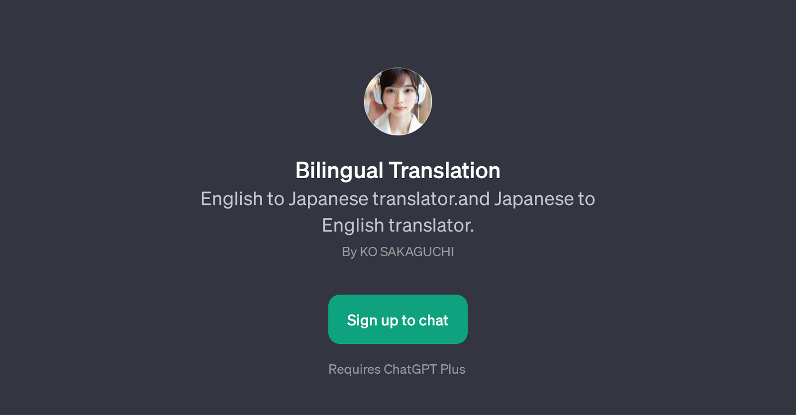 Bilingual Translation website