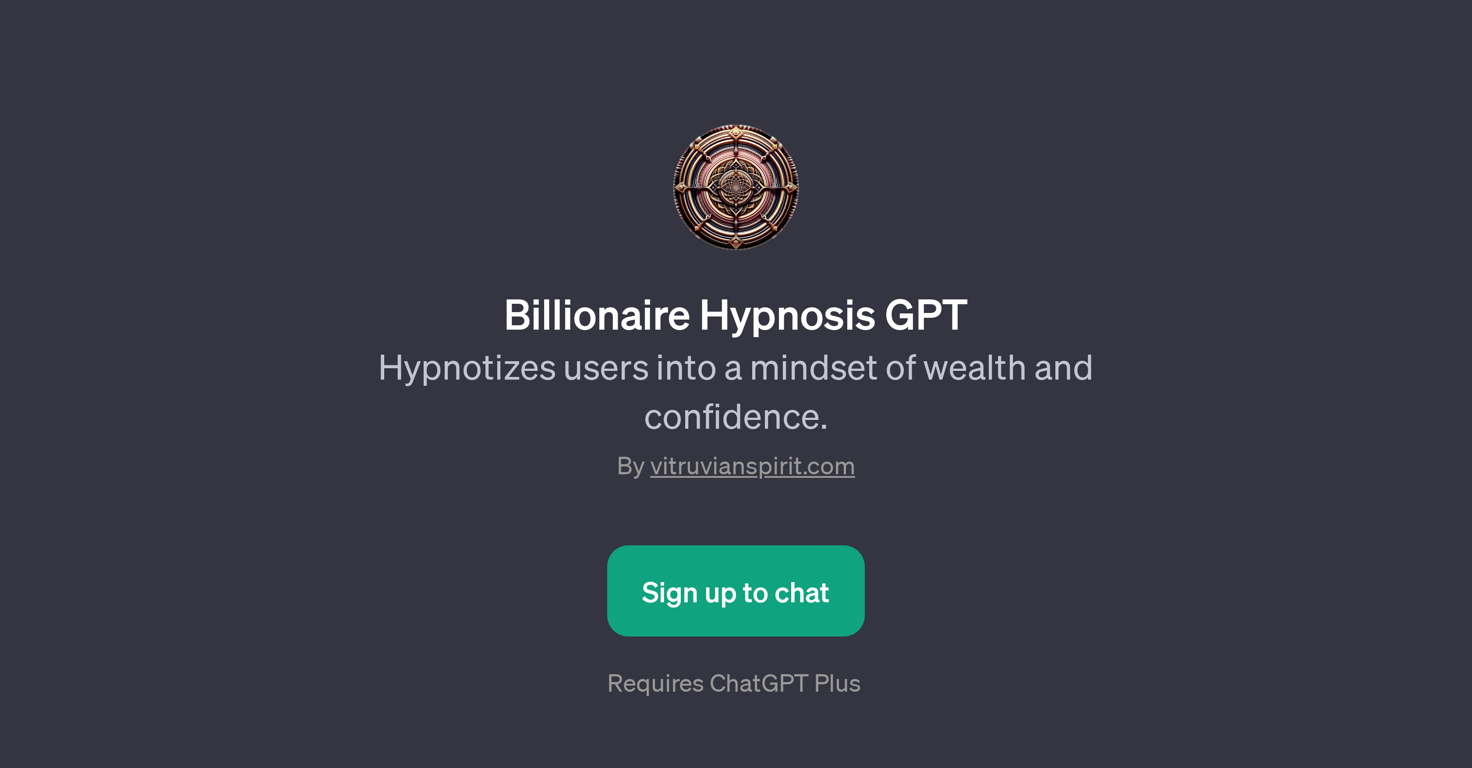 Billionaire Hypnosis GPT website