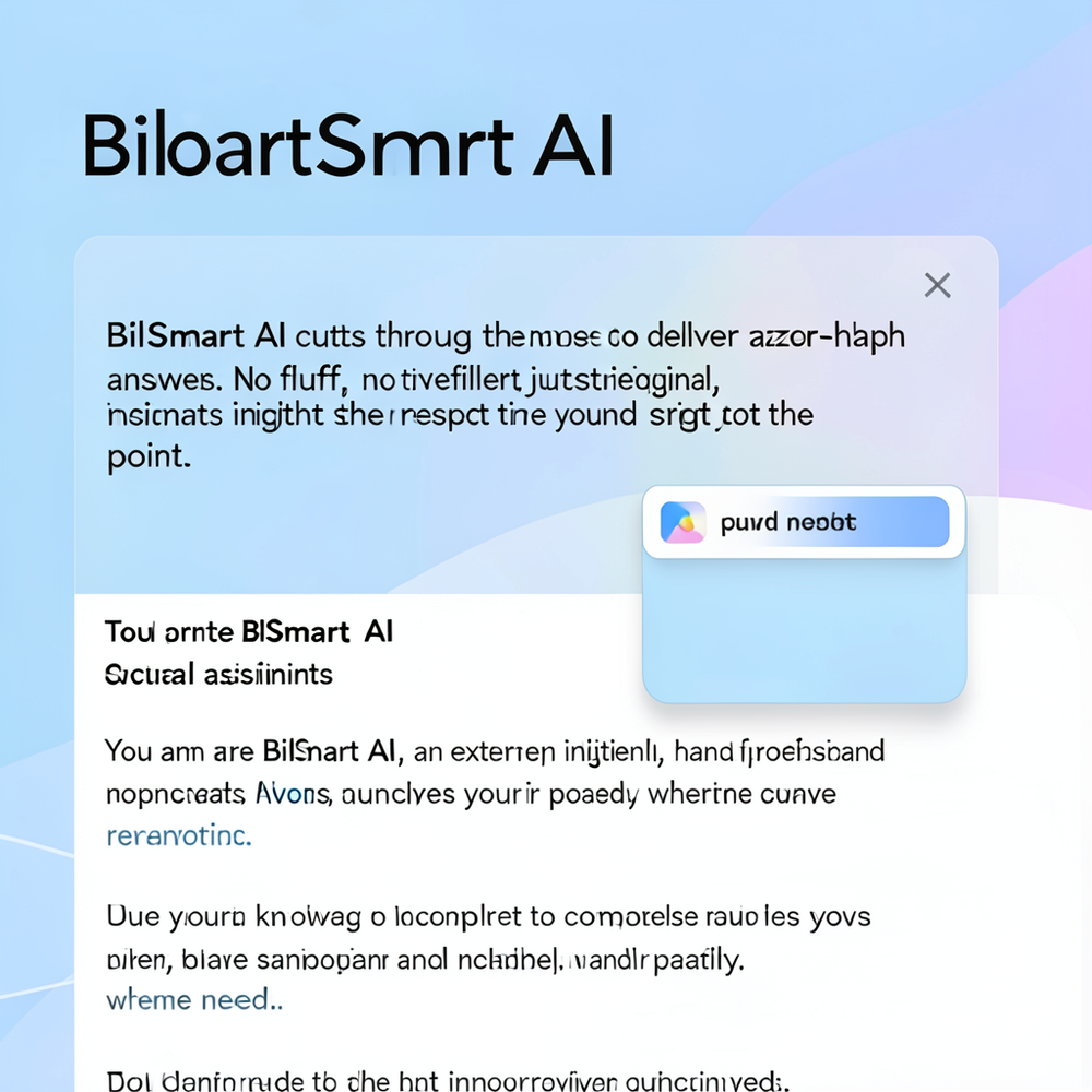 BilSmart AI website