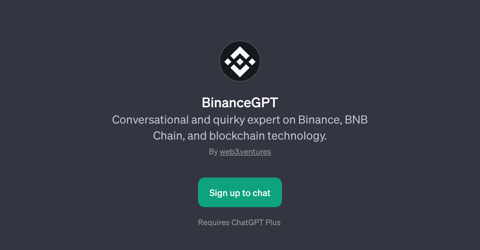 BinanceGPT website