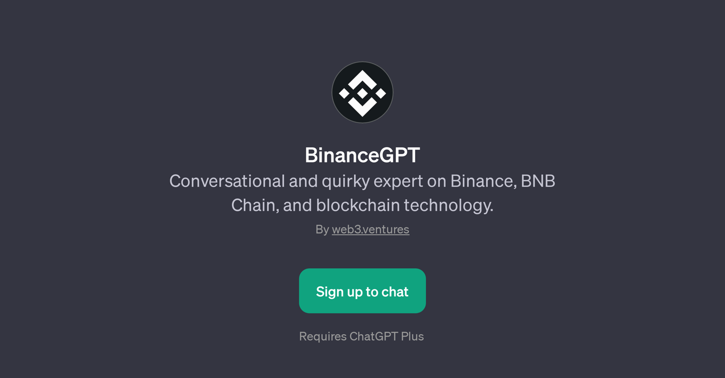 BinanceGPT website
