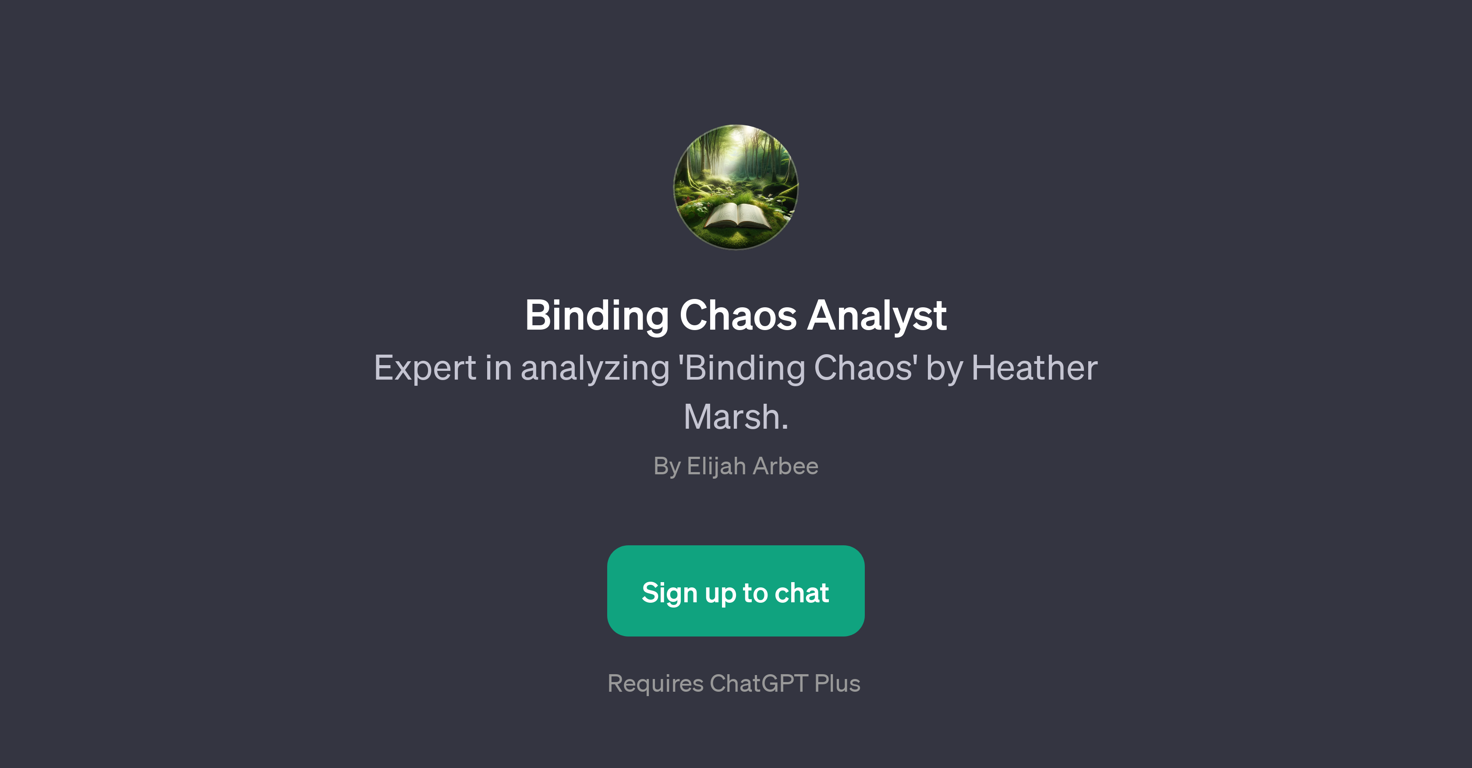 Binding Chaos Analyst website