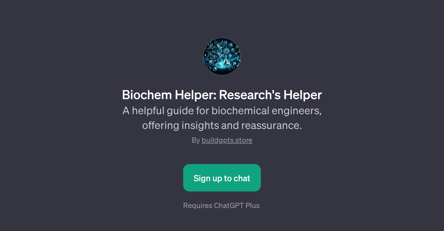Biochem Helper: Research's Helper website