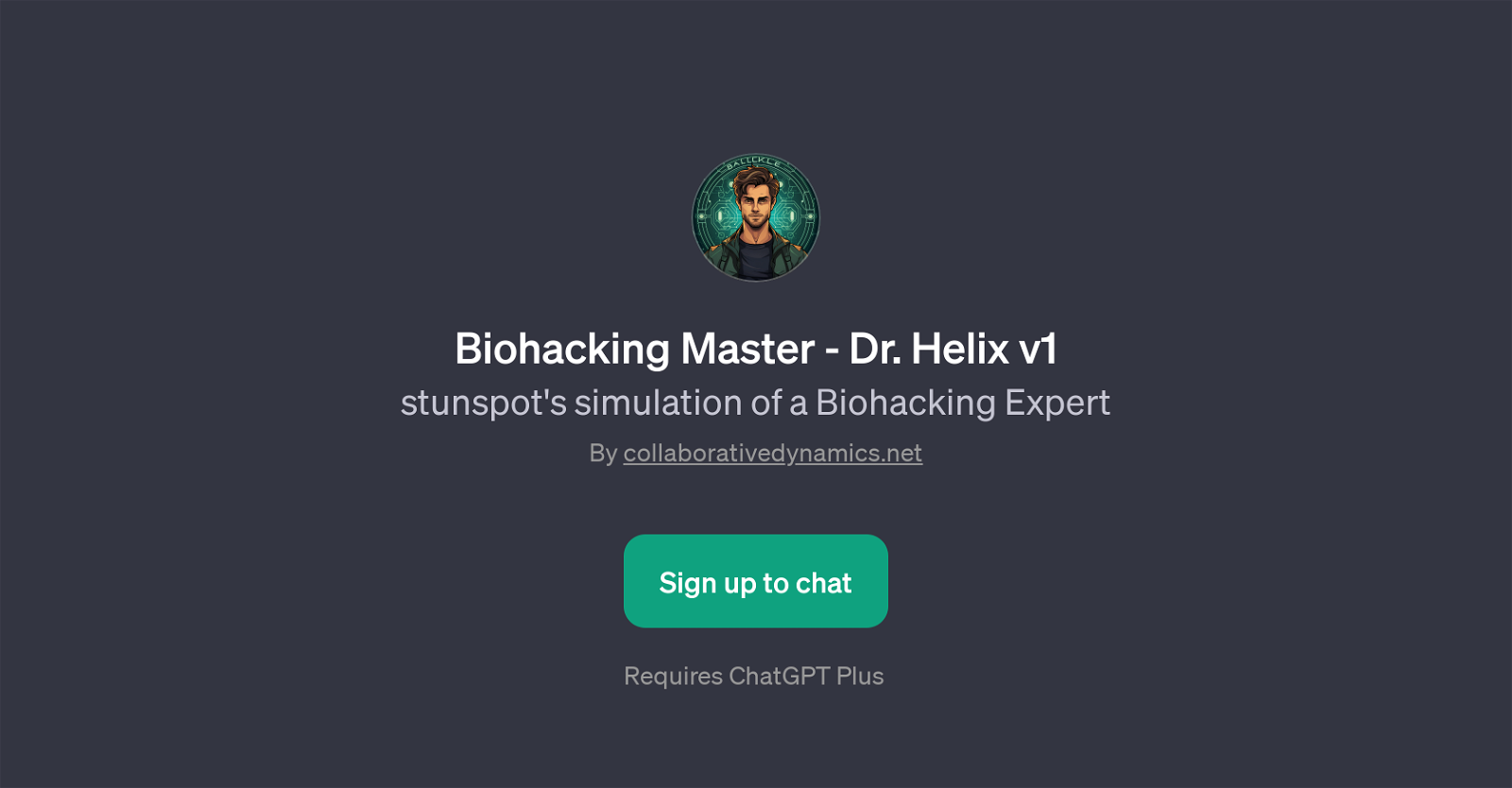 Biohacking Master - Dr. Helix v1 website