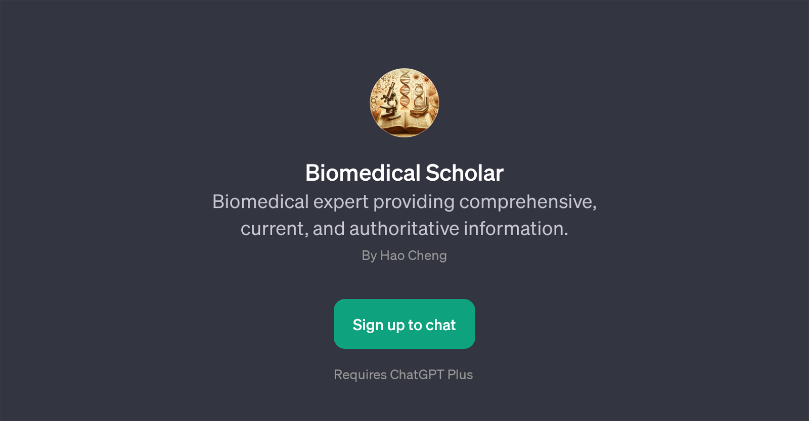 Biomedical Scholar website