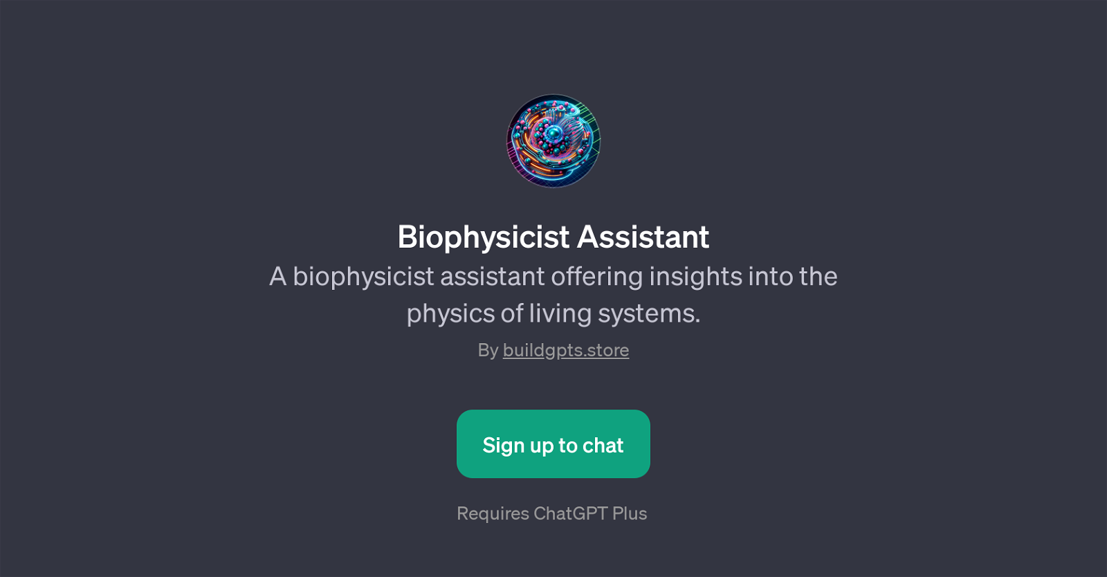 Biophysicist Assistant website