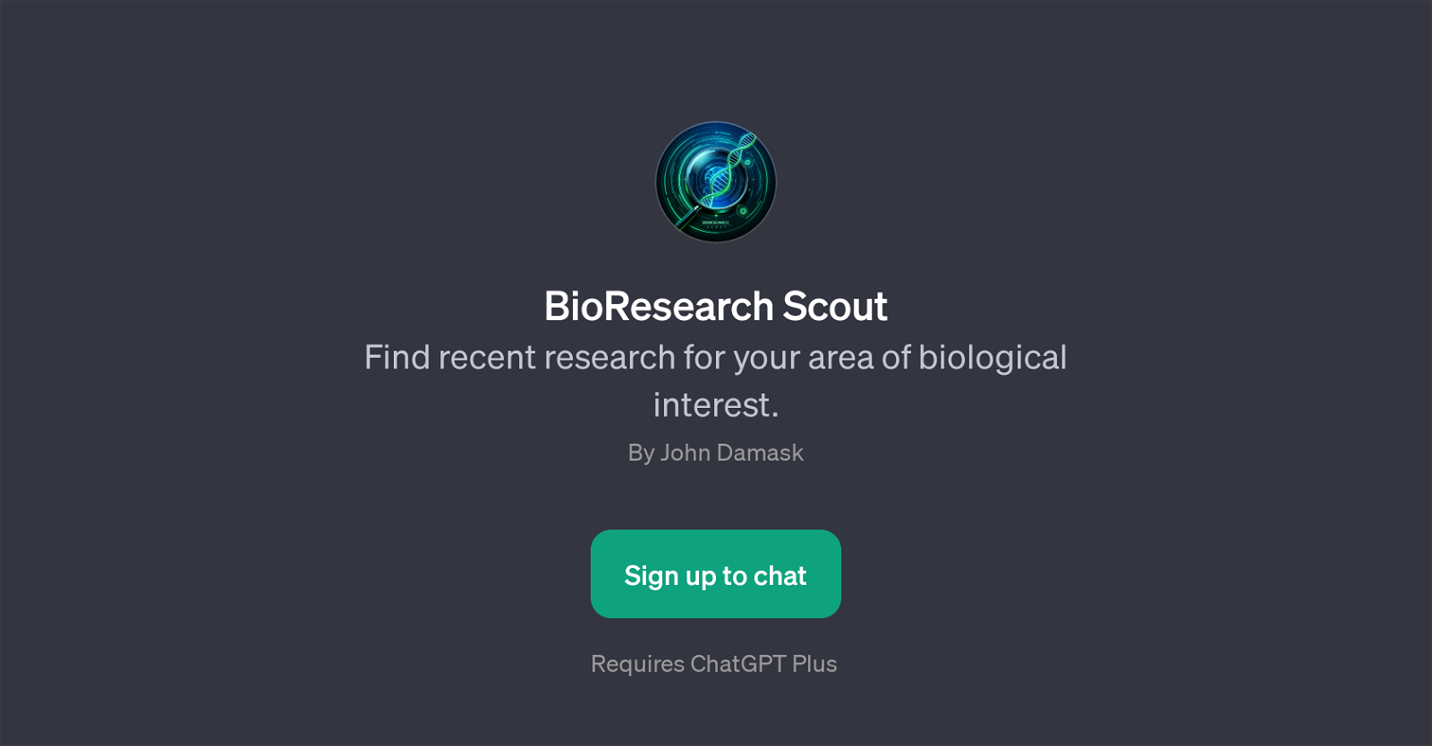 BioResearch Scout website