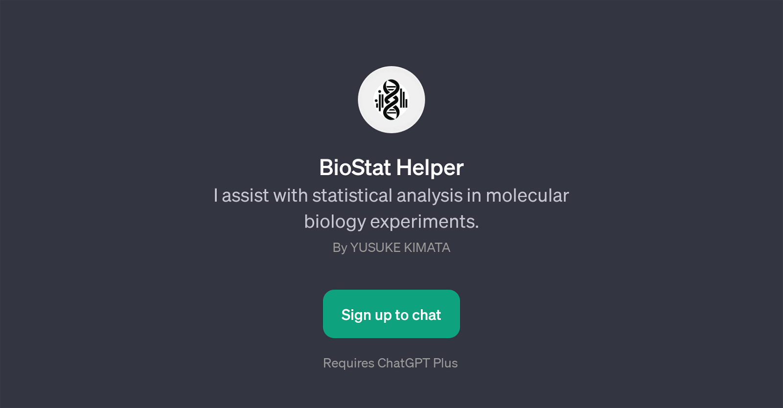 BioStat Helper website