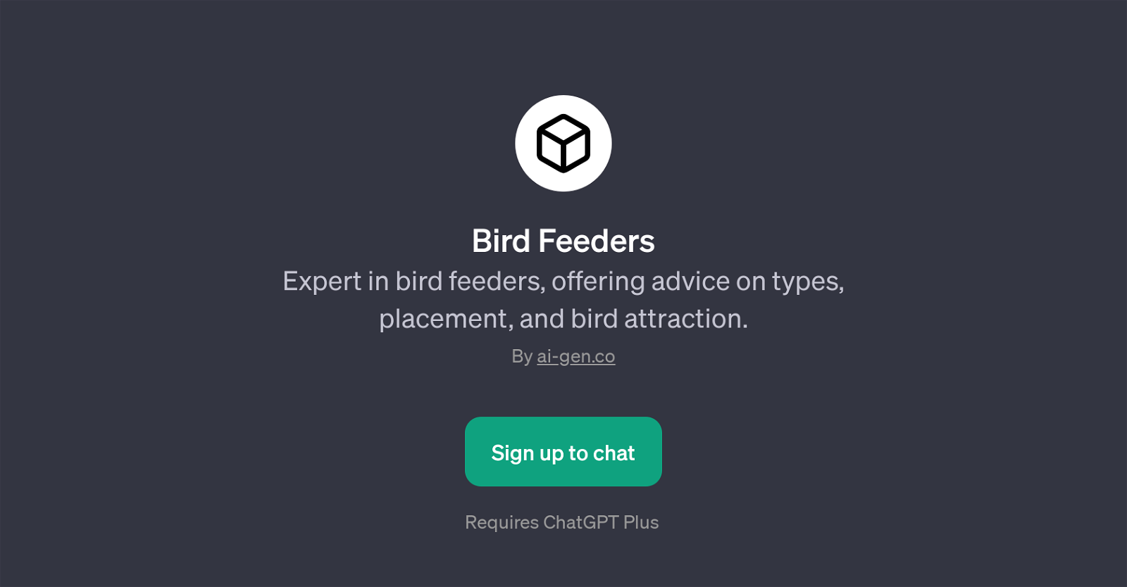 Bird Feeders website