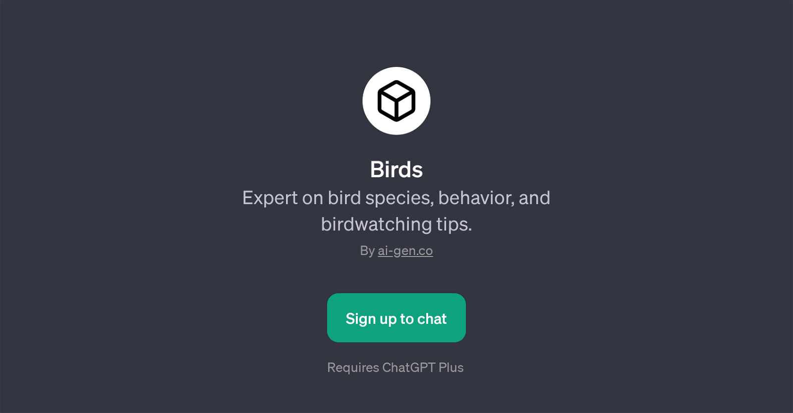 Birds website