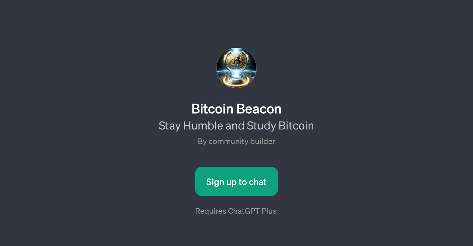Bitcoin Beacon website