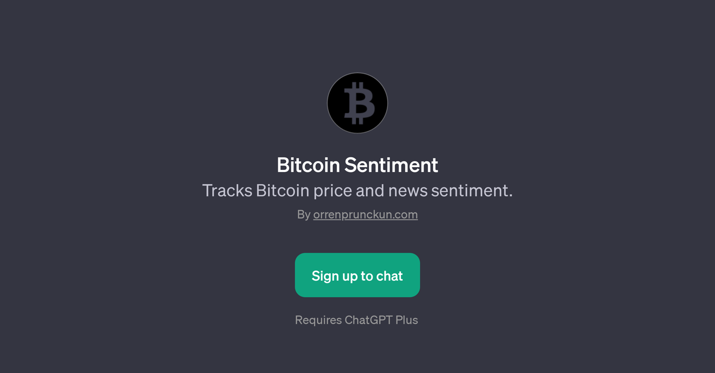 Bitcoin Sentiment website