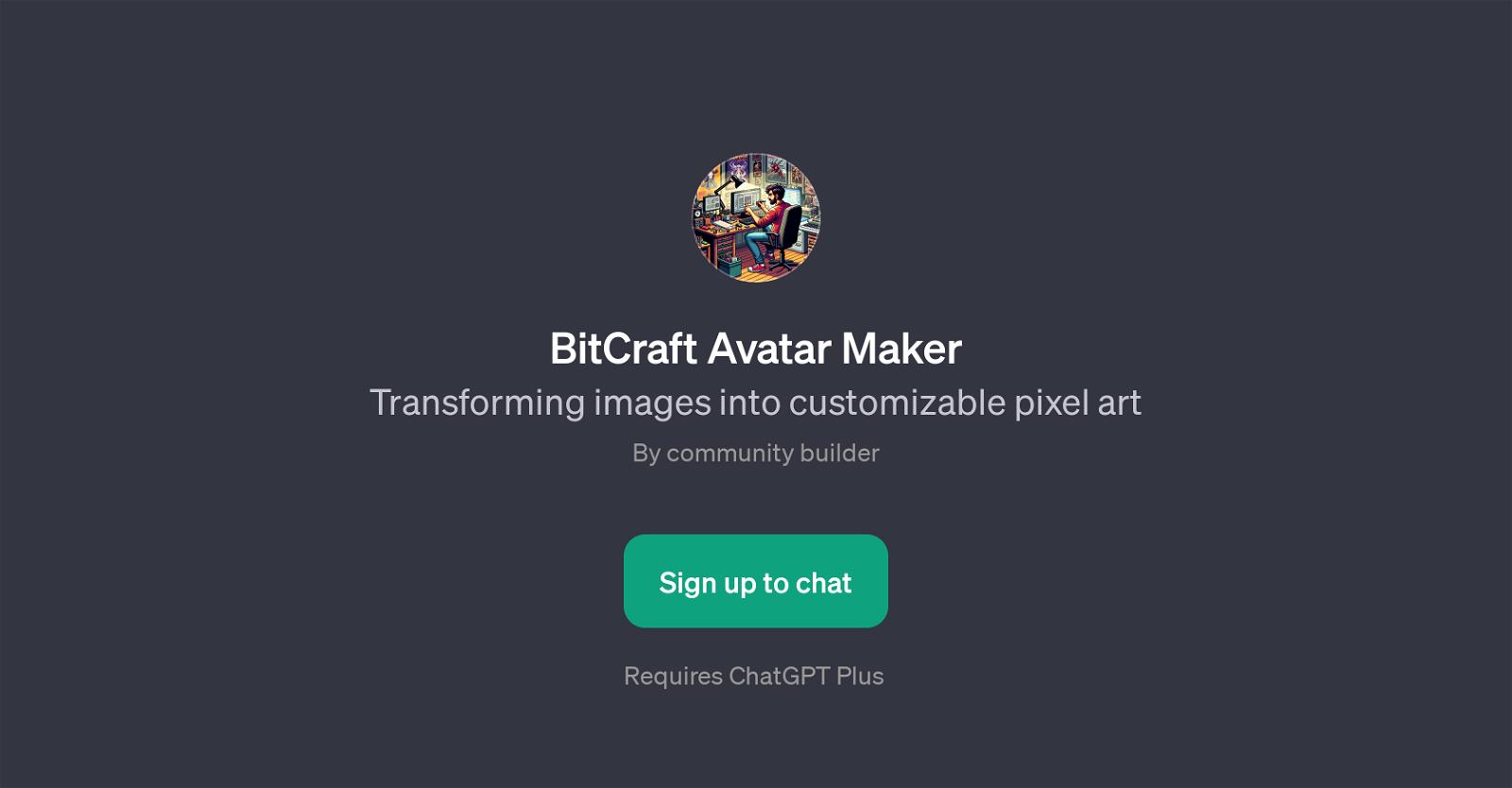 BitCraft Avatar Maker website