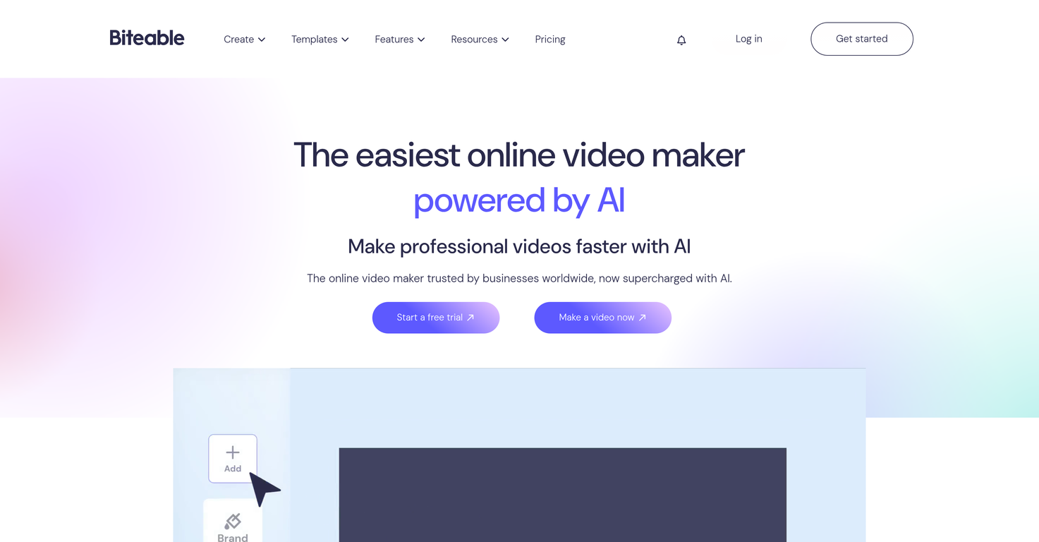 Biteable website