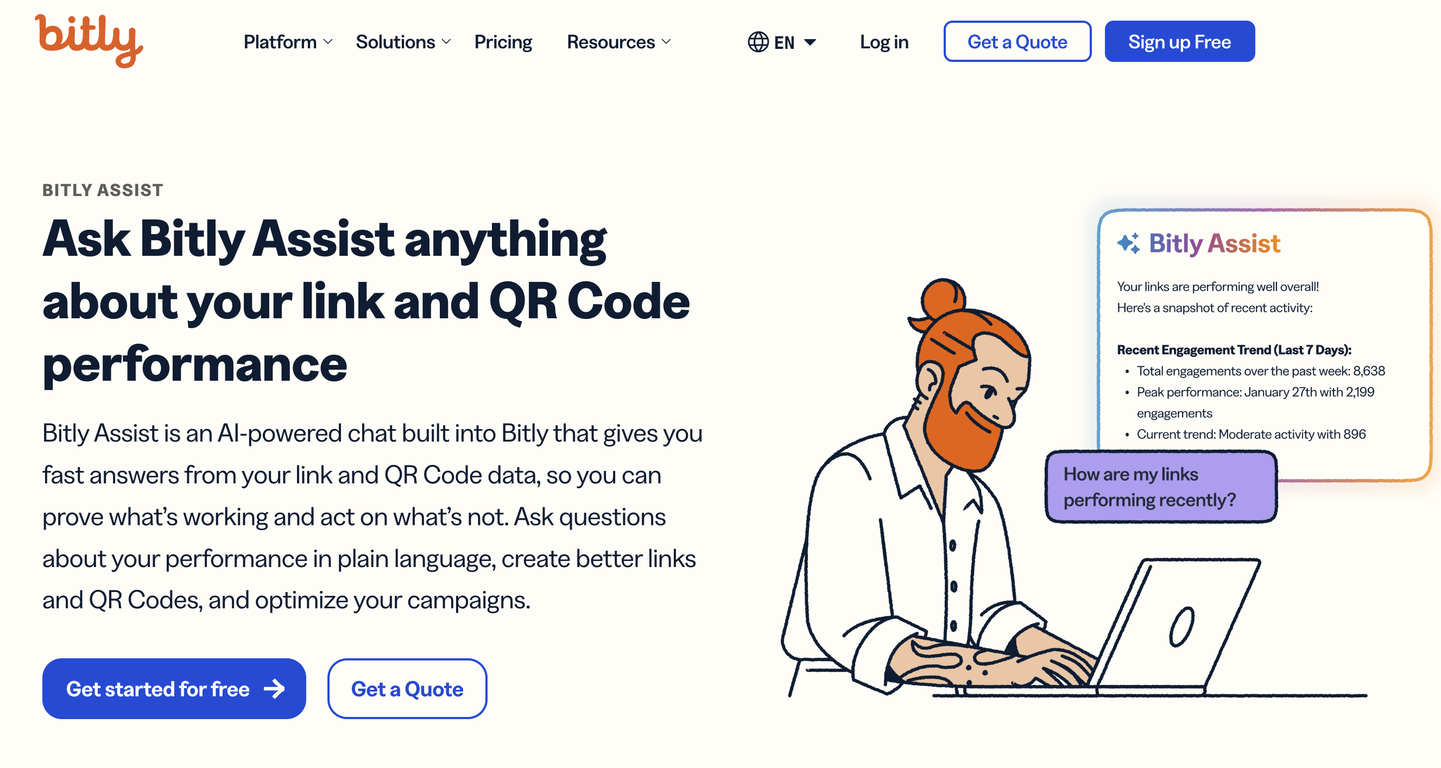 Bitly Assist website