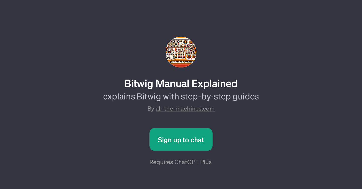 Bitwig Manual Explained website