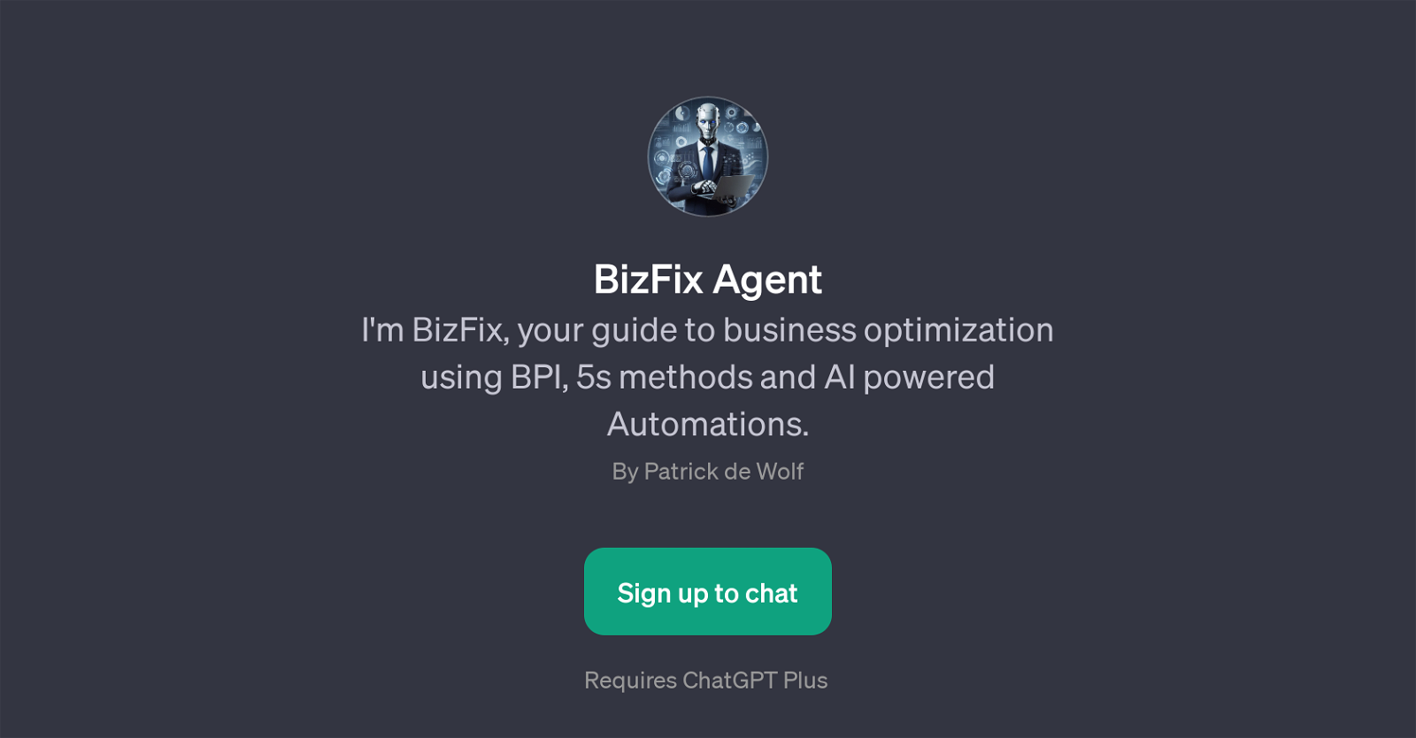 BizFix Agent website