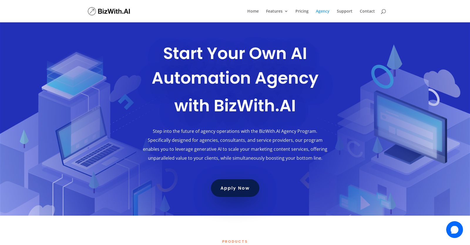 Bizwith Agency website