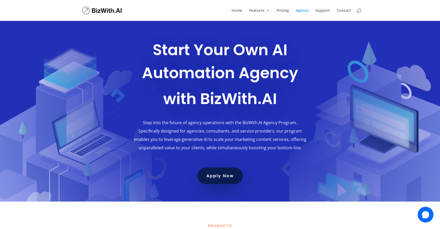 Bizwith Agency website