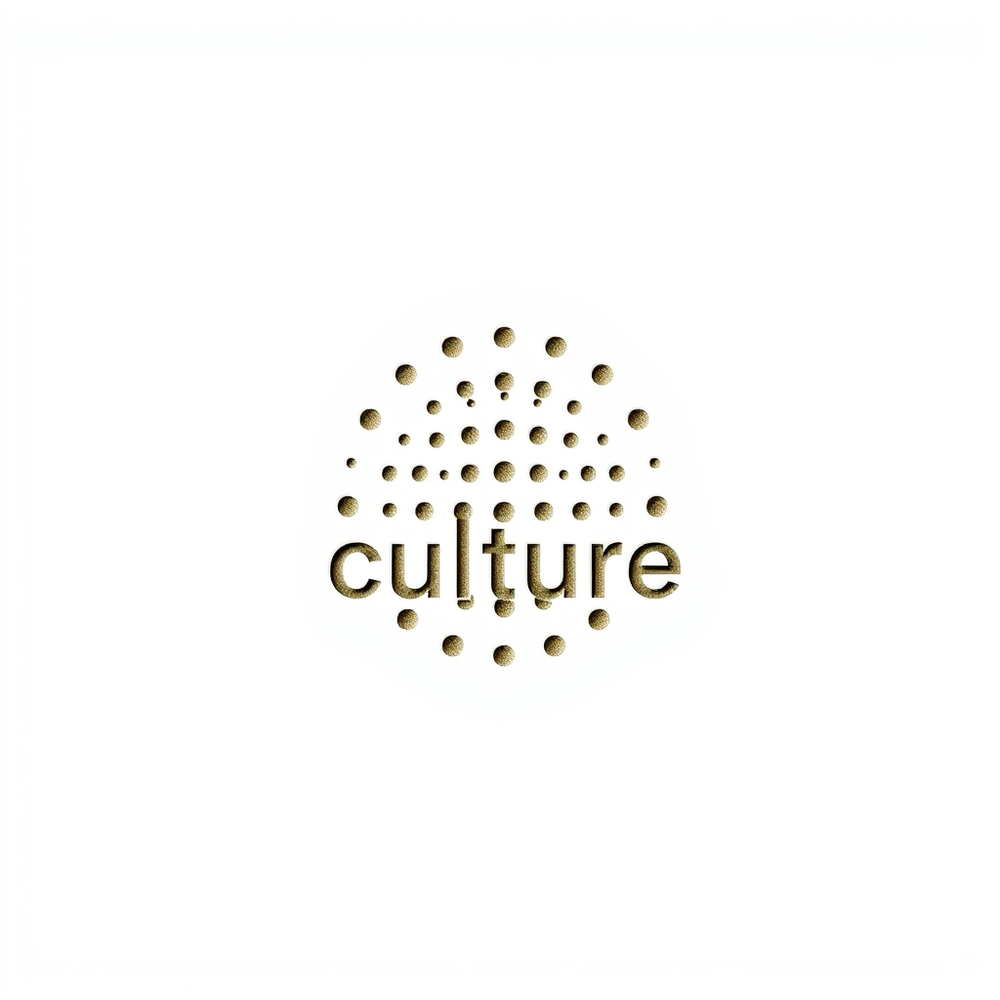 black and white logo Design "Dot Culture" website