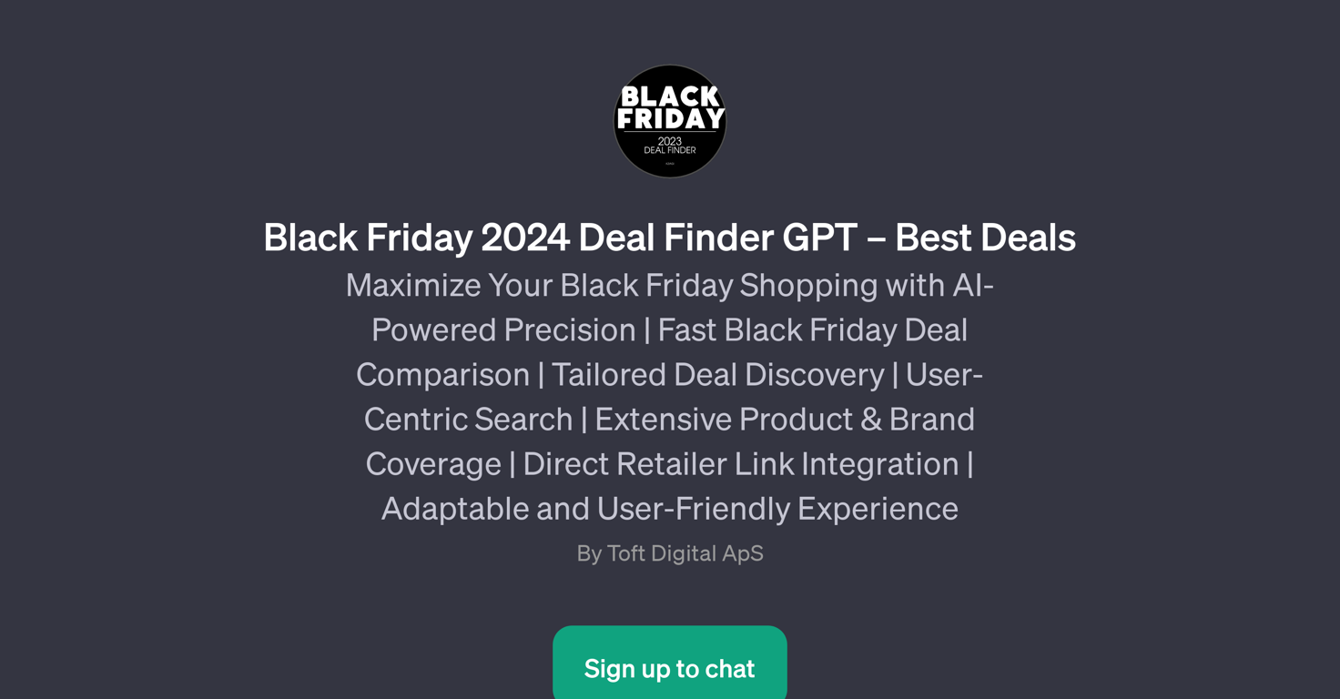 Black Friday 2024 Deal Finder GPT website