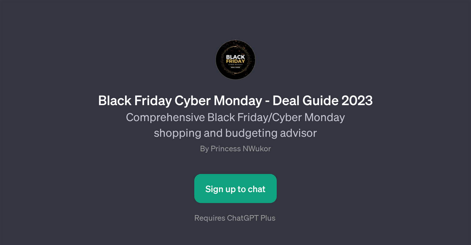 Black Friday Cyber Monday - Deal Guide 2023 website