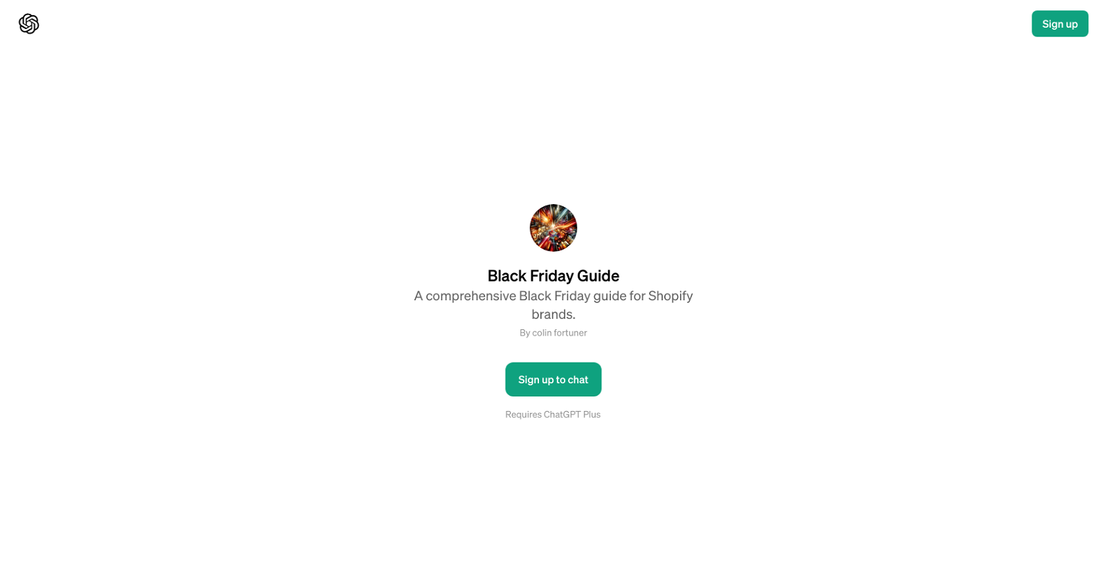Black Friday Guide website