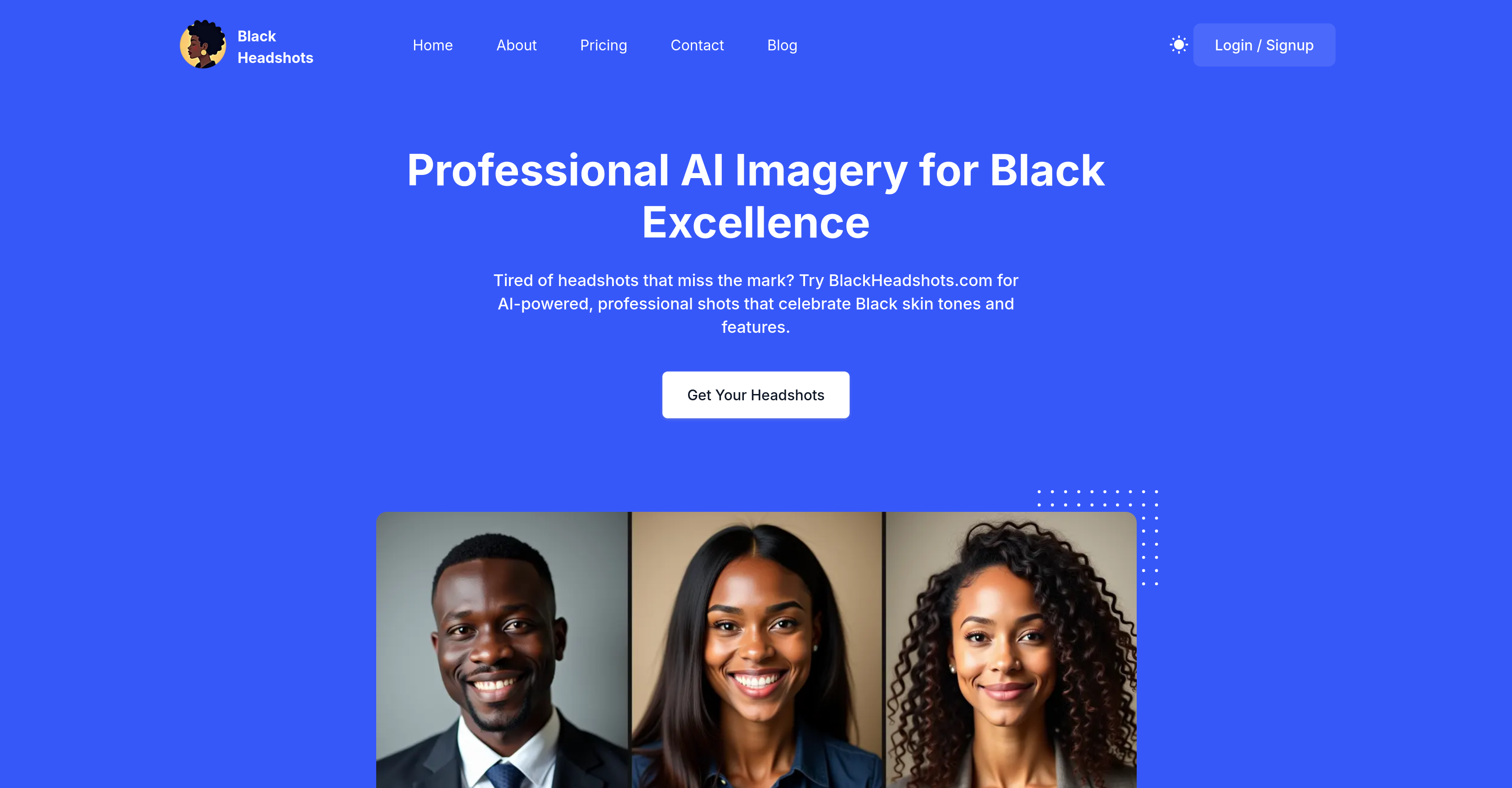 Black Headshots AI preview