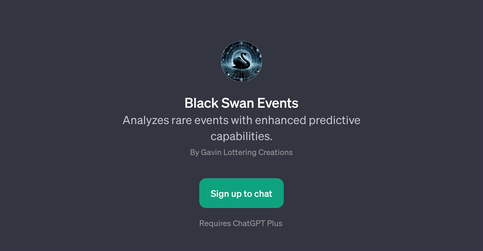 Black Swan Events website