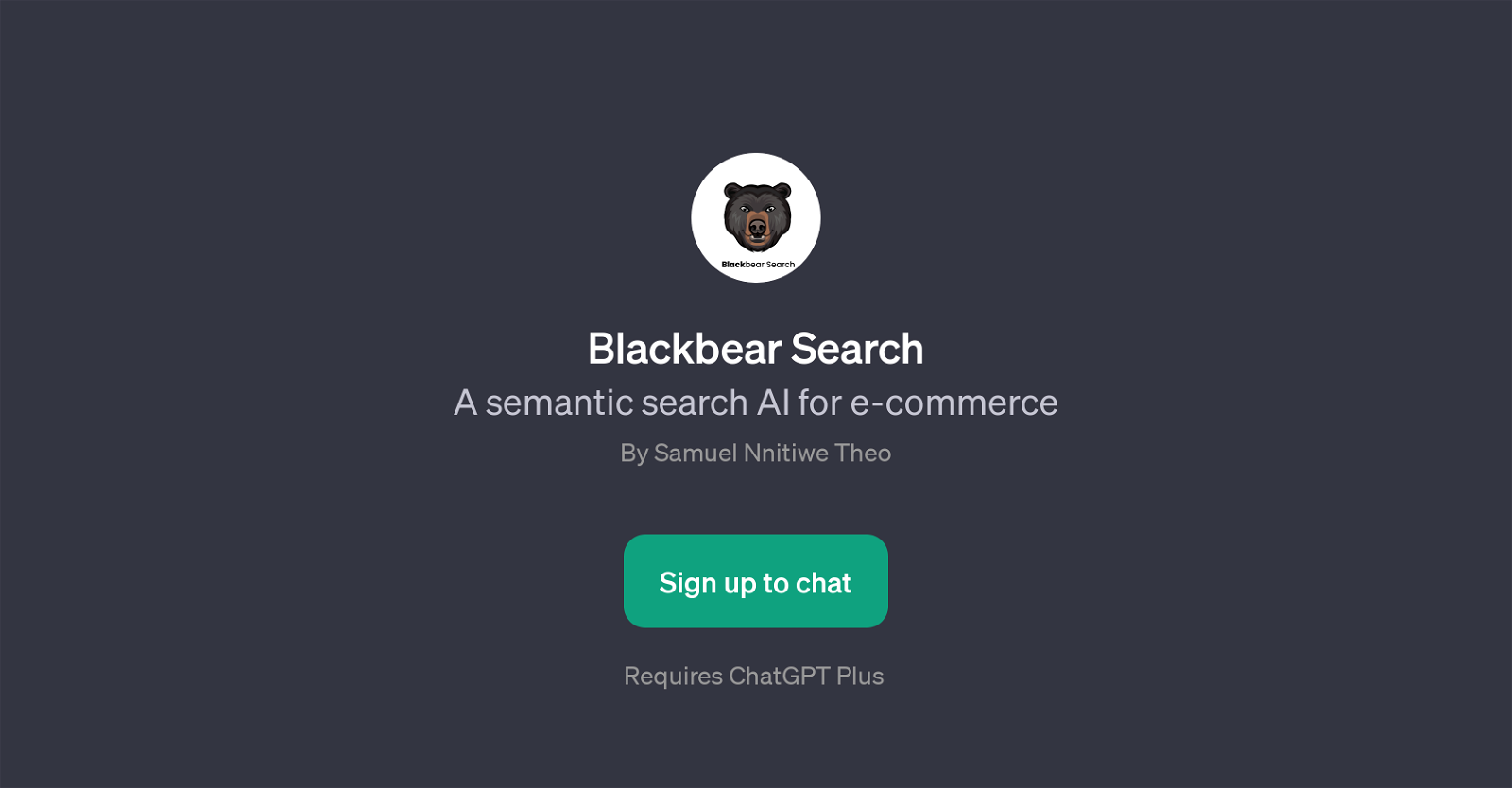 Blackbear Search website
