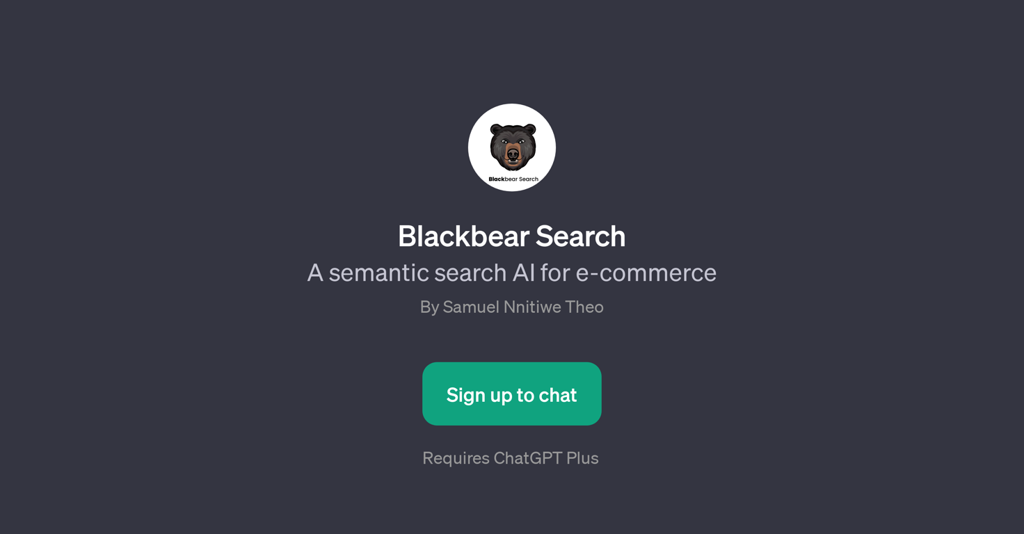 Blackbear Search website