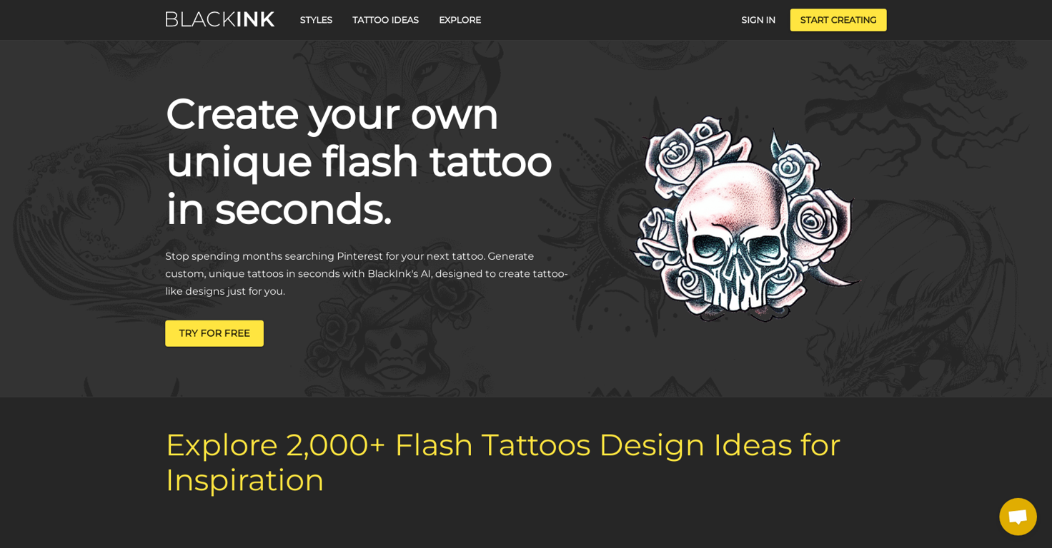 Blackink website