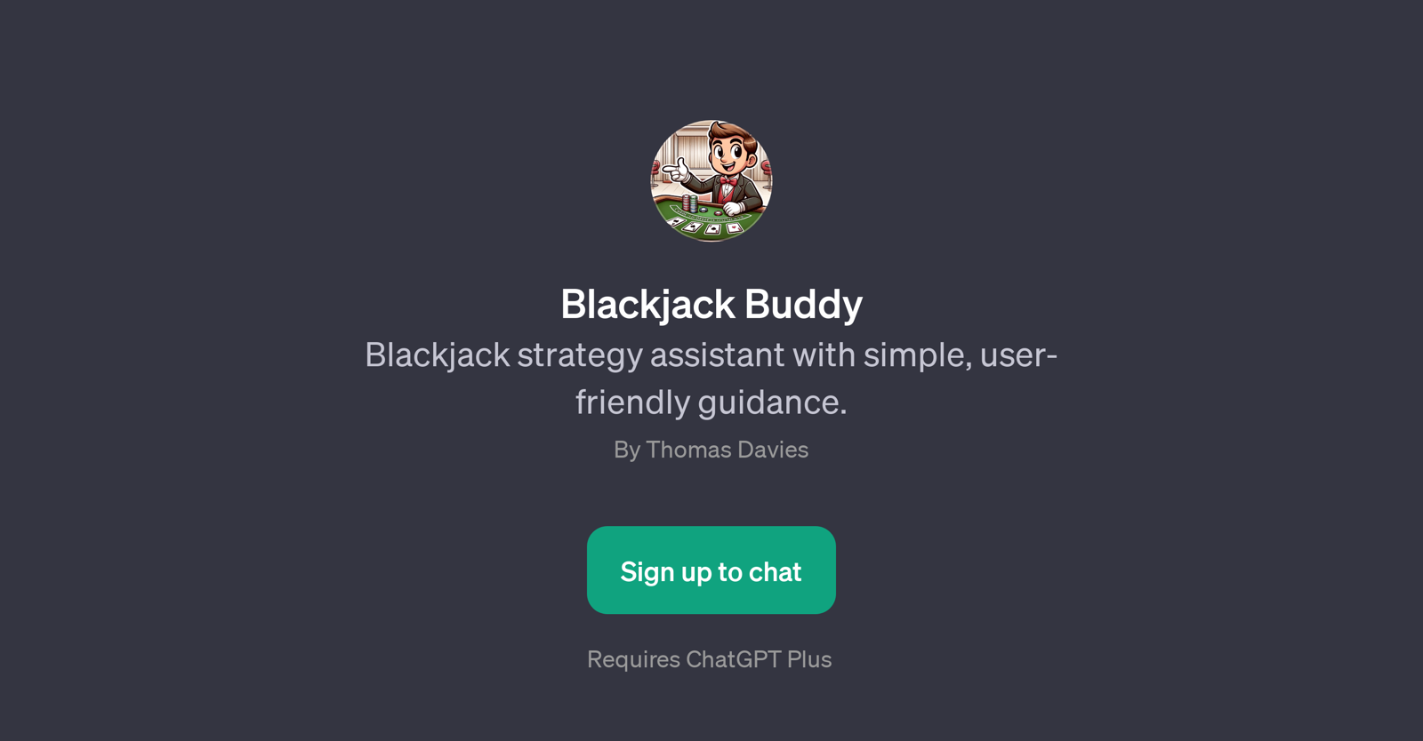 Blackjack Buddy website