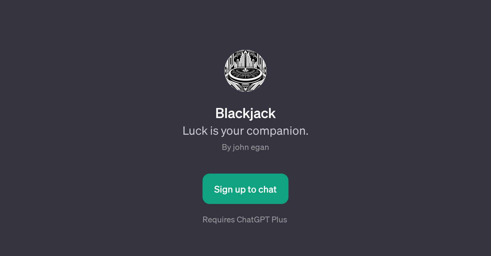 Blackjack website