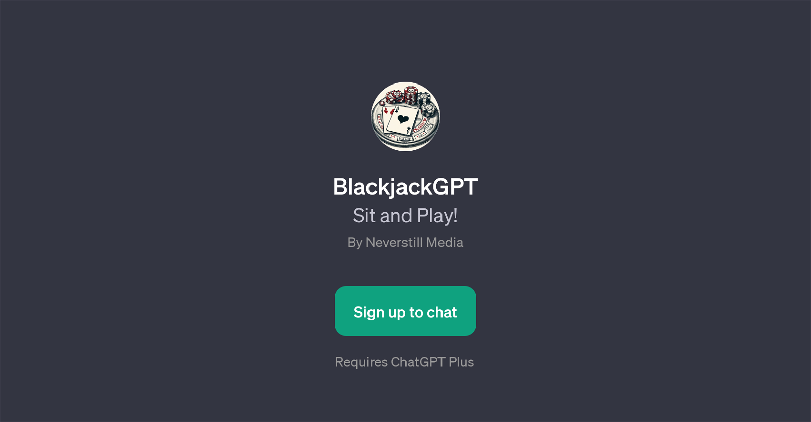 BlackjackGPT website