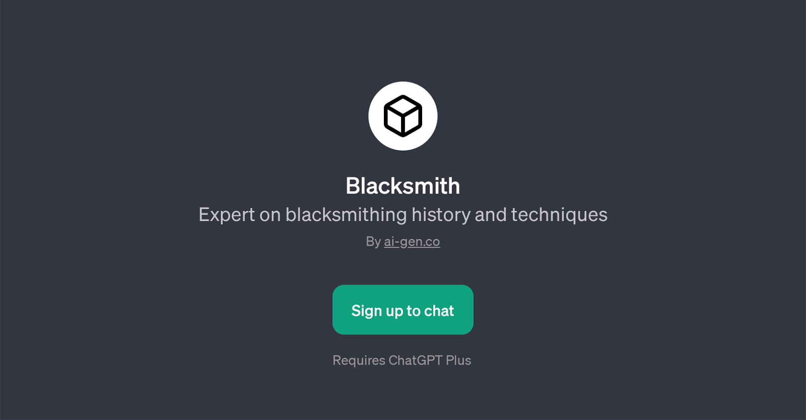 Blacksmith website
